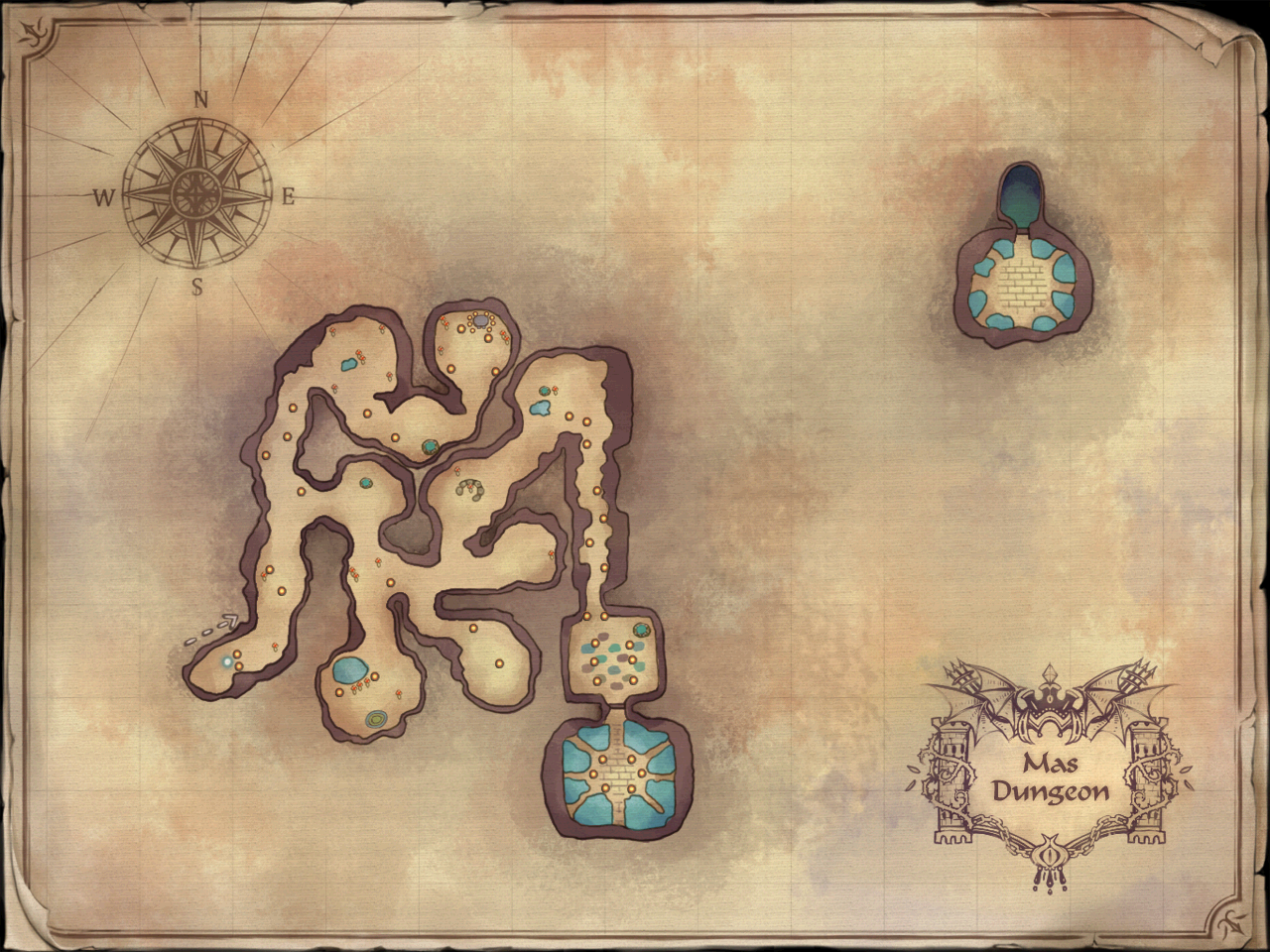 Karte von Mas Dungeon