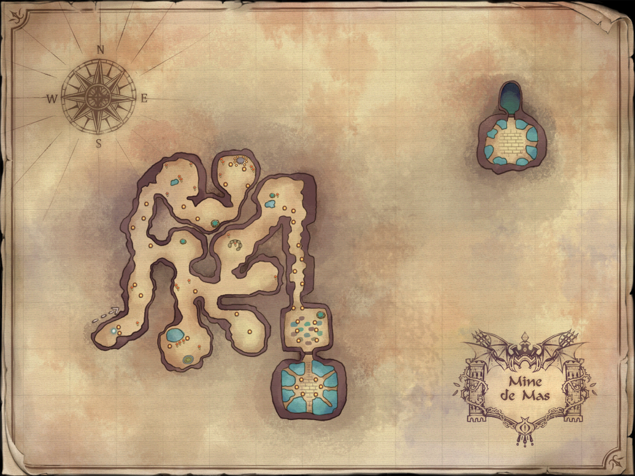 Carte de Mine de Mas (donjon)