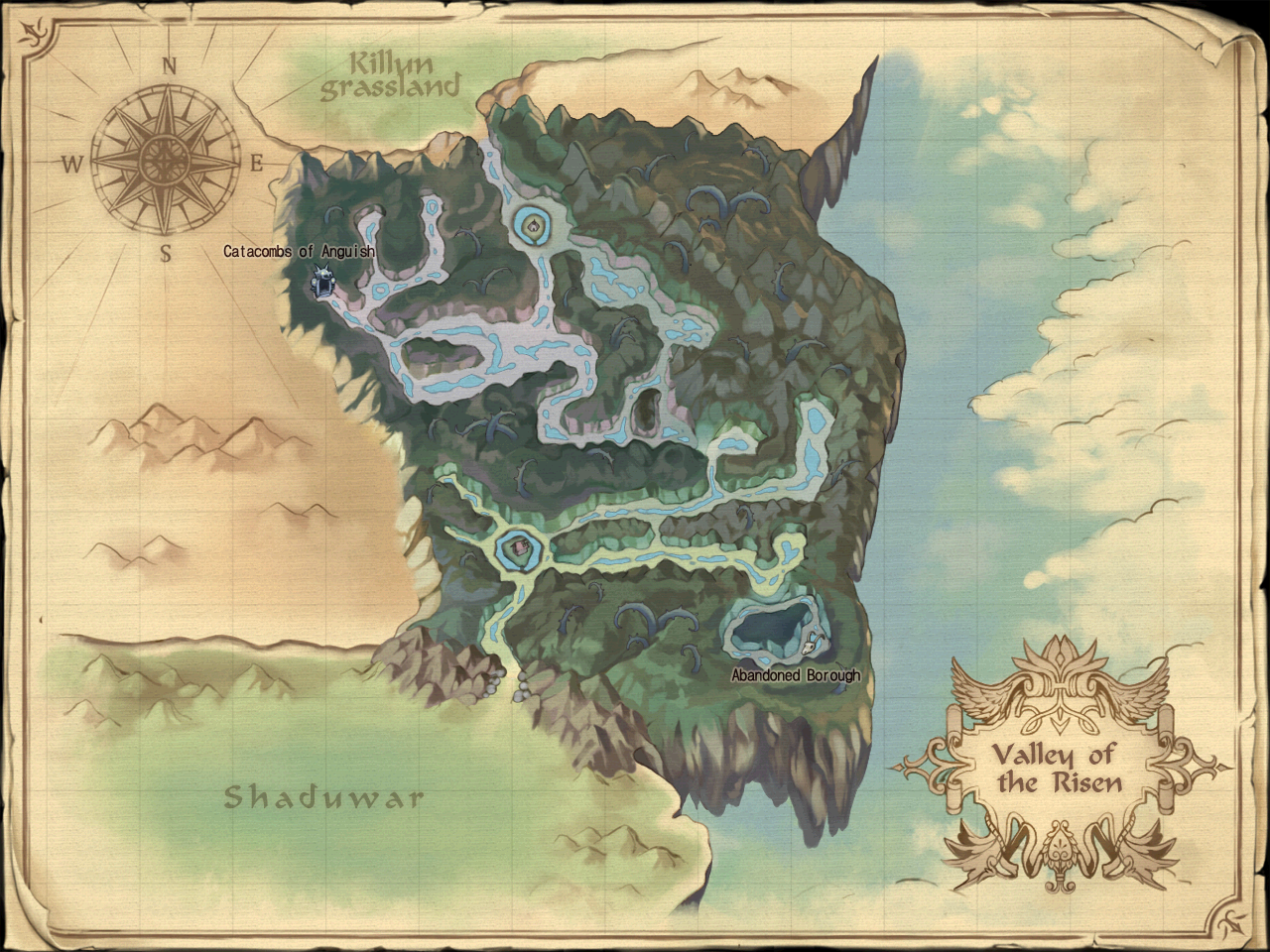 Map of Valley of the Risen