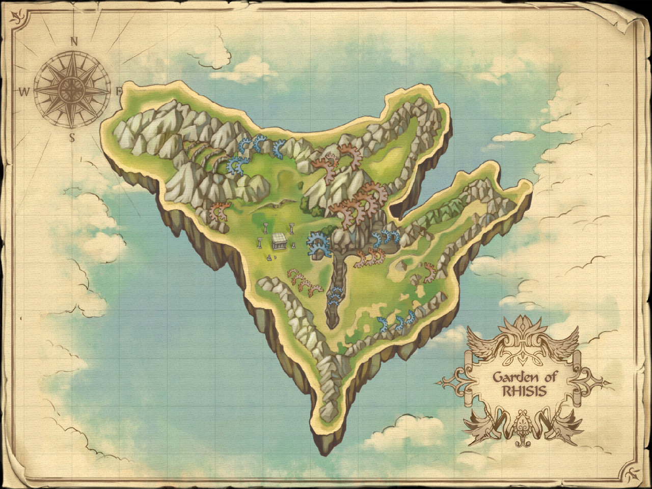 Map of Garden of Rhisis