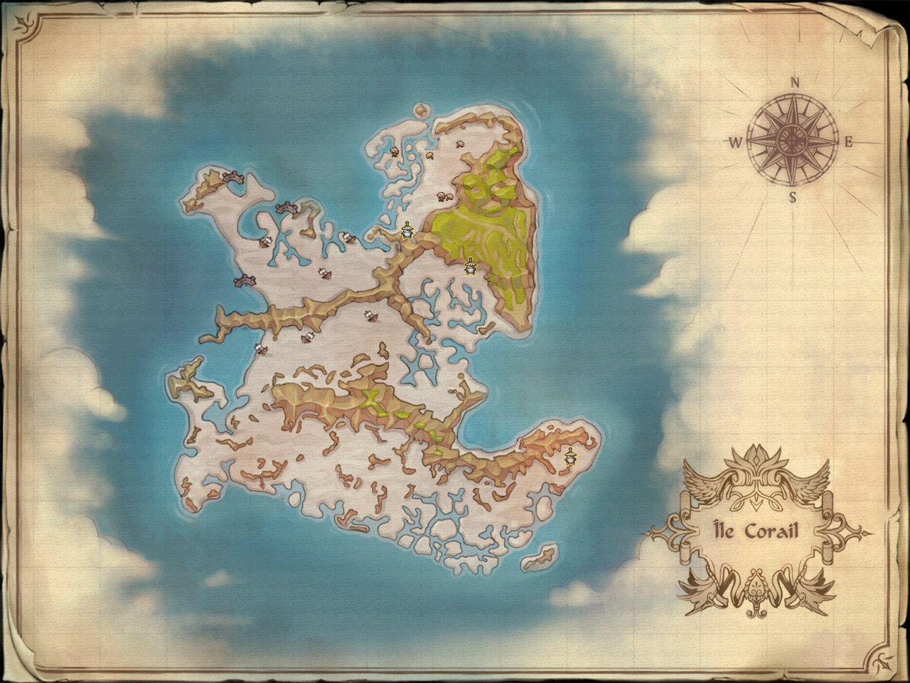 Carte de Île corail