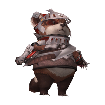 Guerrier Tanuki Enragé