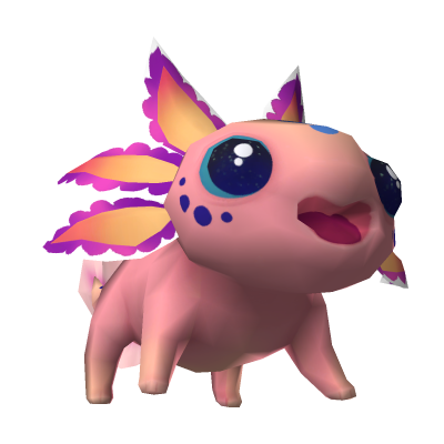 Cute Orange Axolotl