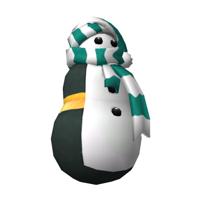 Grüner Schneemann Pet